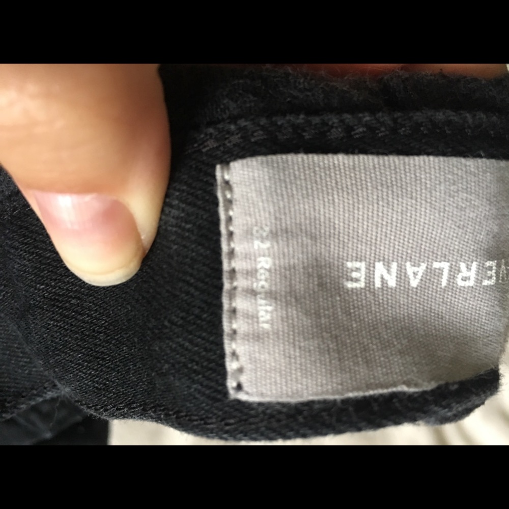 Everlane Modern Boyfriend Jeans Black 32 Straight - Picture 7 of 8